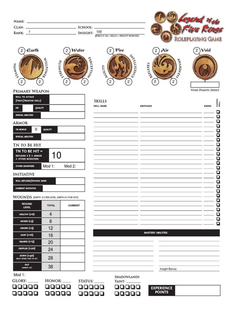 (l5r) Fillable Char Sheet