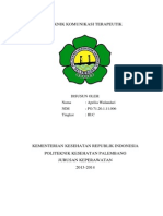 Teknik Komunikasi Terapeutik Aprilia Wulandari