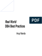 Oracle Real World DBA Best Practices ArupNanda