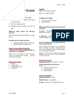 11. Test Review Guide - Analytical Chemistry