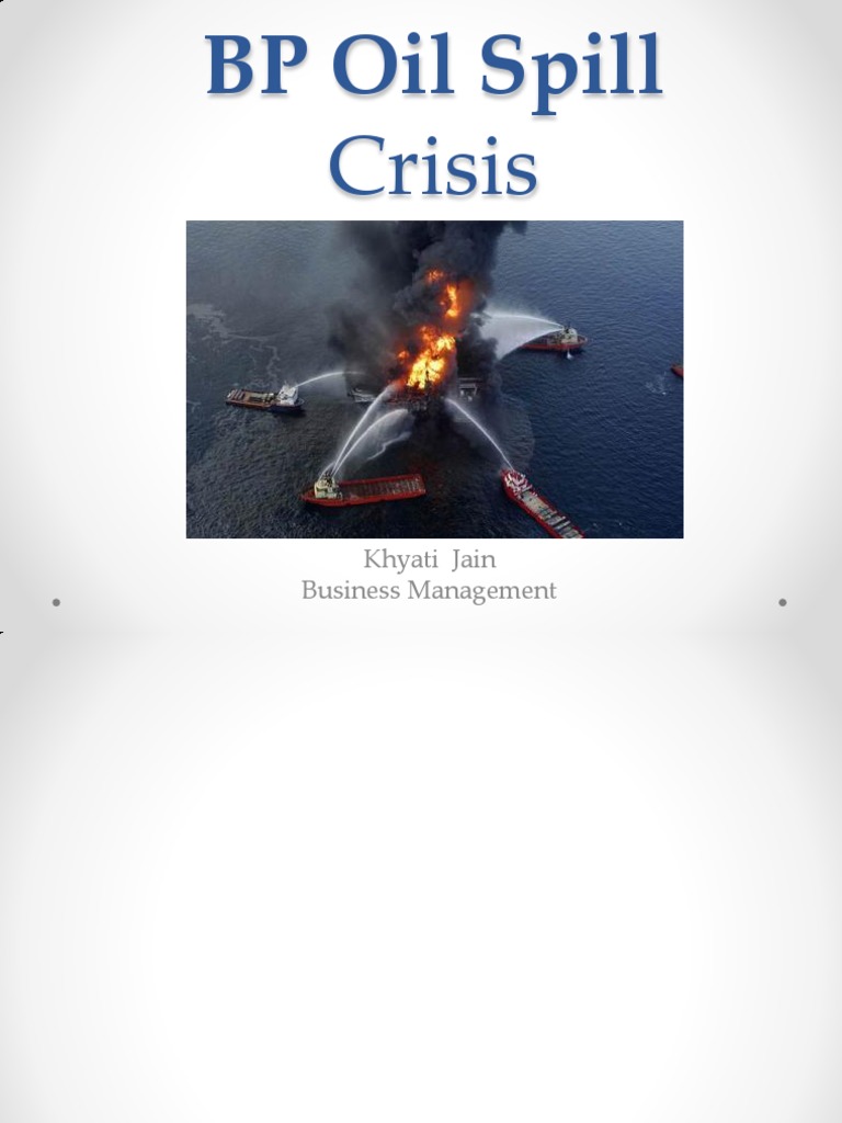 BP Oil Spill: Crisis | PDF
