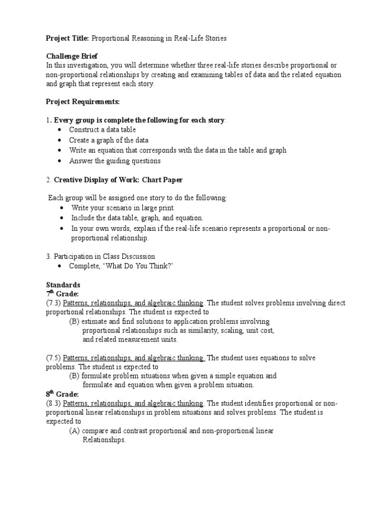 Worksheets Proportional Reasoning Worksheets 11 4 6 14 proportional reasoning project graph theory equations