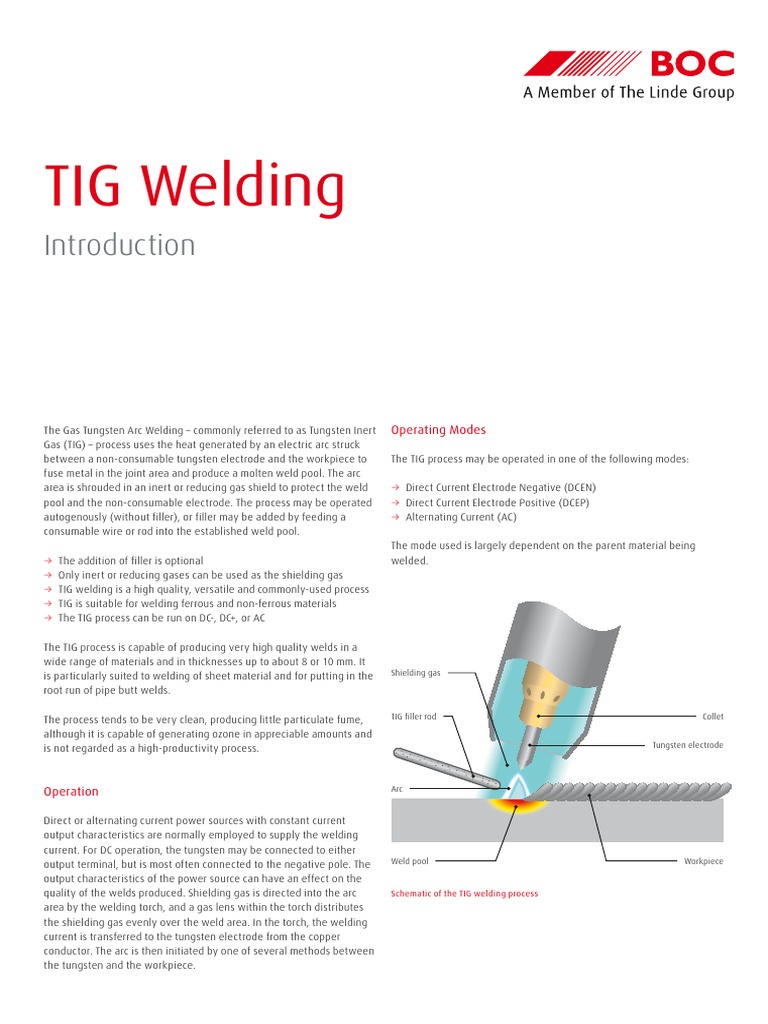 TIGwelding Gases PDF PDF Welding Construction
