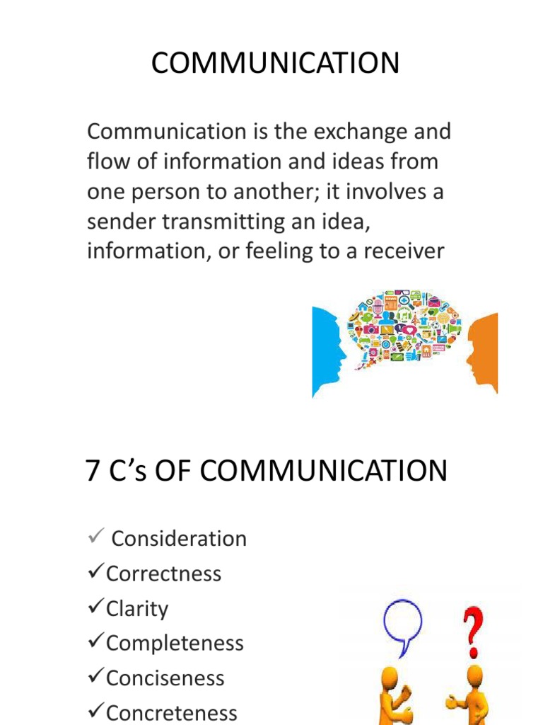 Communication | Communication | Information