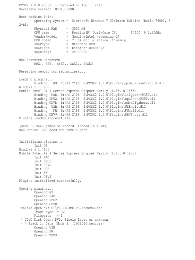 Emu Log Bios Computer Architecture