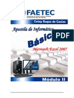 Apostila Excel 2007: Introdução às Funções e Formatação