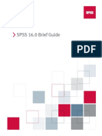 SPSS Brief Guide 16.0