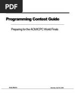 Programming Contest Guide