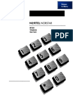 Nortel M 7324 Telephone User Card