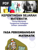 Kepentingan Sej Maths