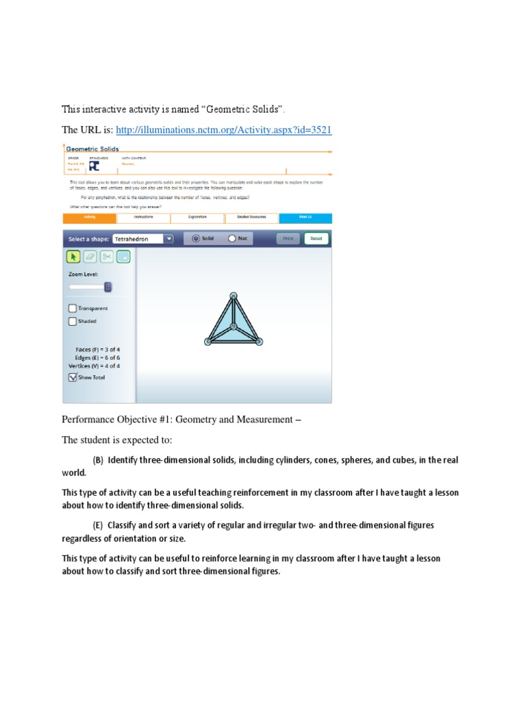 Geometry Project | PDF