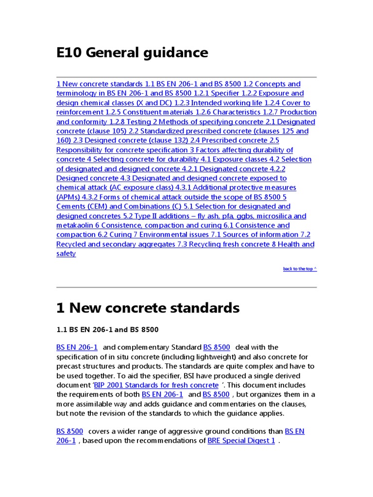 Concrete General Guidance | PDF | Construction Aggregate | Concrete