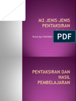 Jenis-Jenis Pentaksiran