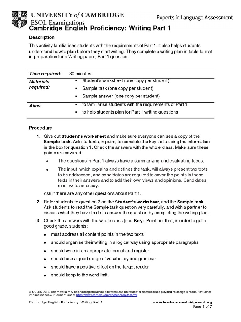 English proficiency essay image