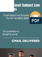 Email Subject Line Templates to Get Your Emails Opened