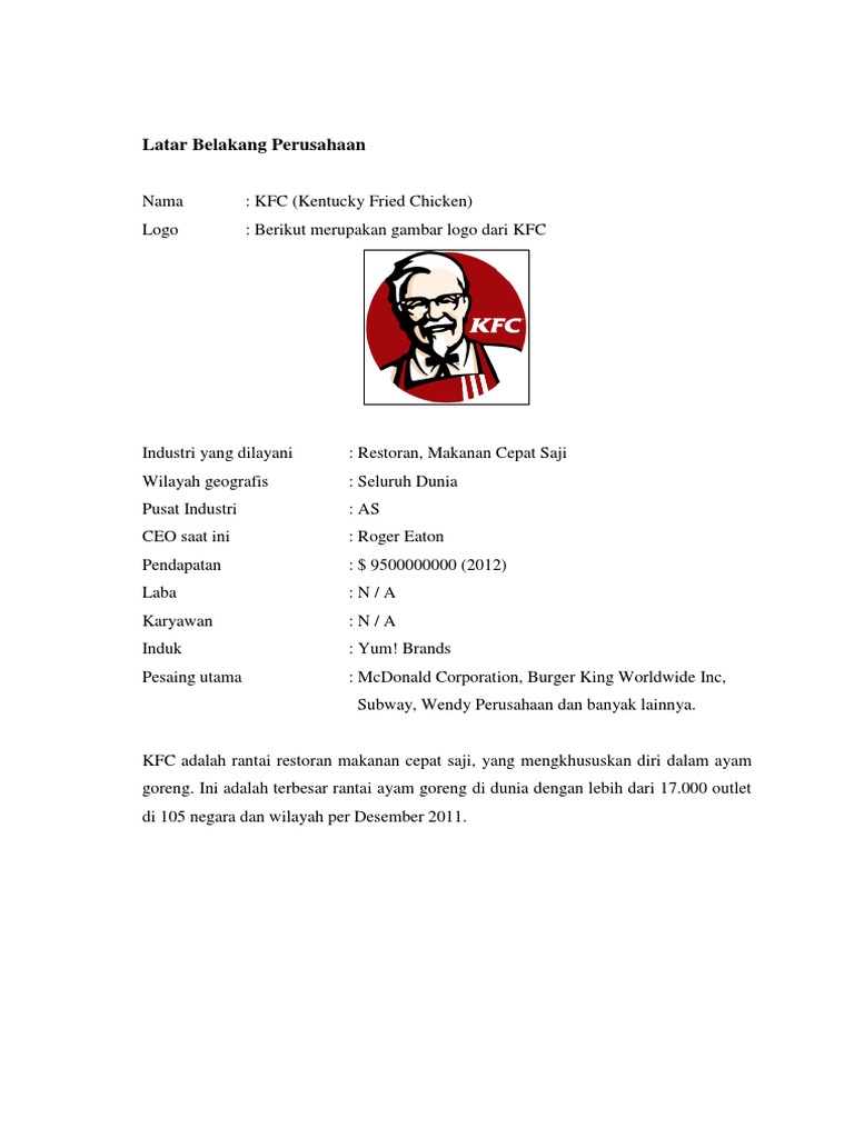 Swot Kfc Docx