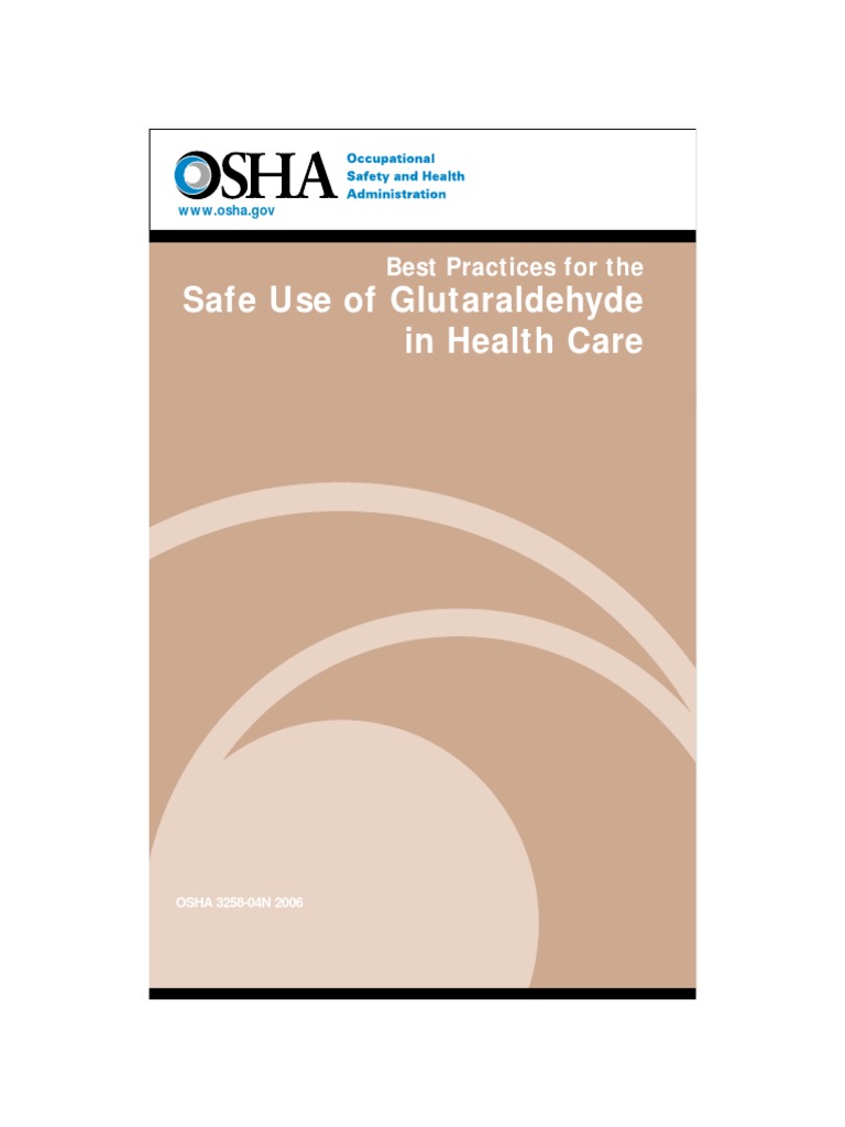 Glutaraldehyde Safe Use Occupational Safety And Health