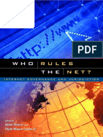 Who Rules the Net - Clyde Wayne Crews Jr and Adam Thierer (book cover and introduction)