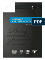 LaicLaicidad y Teoría Política