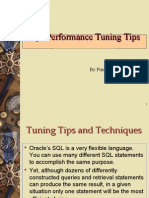 Oracle Tuning Tips