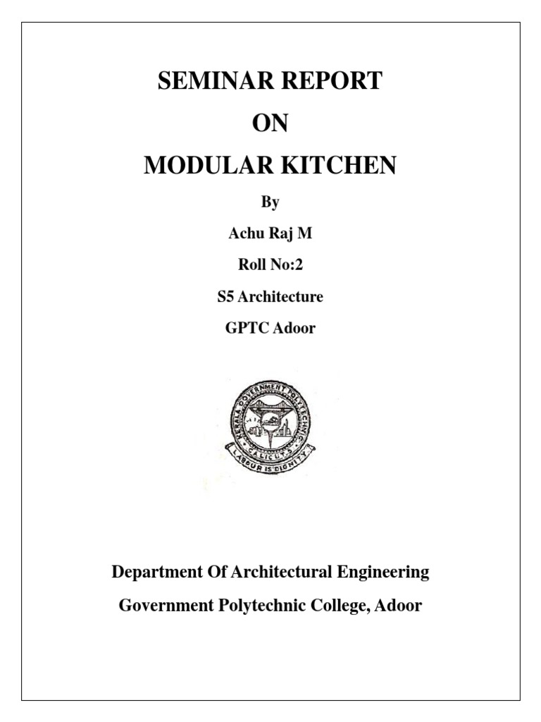 Modular Kitchen | PDF | Kitchen | Flooring
