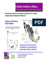 Efectos Del Cambio Climático en México