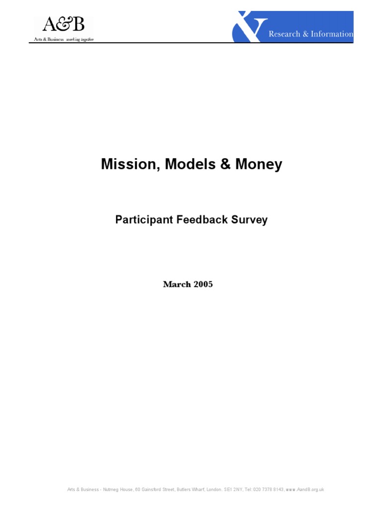 MMM Evaluation Report 2005 | PDF | Leadership | Creativity