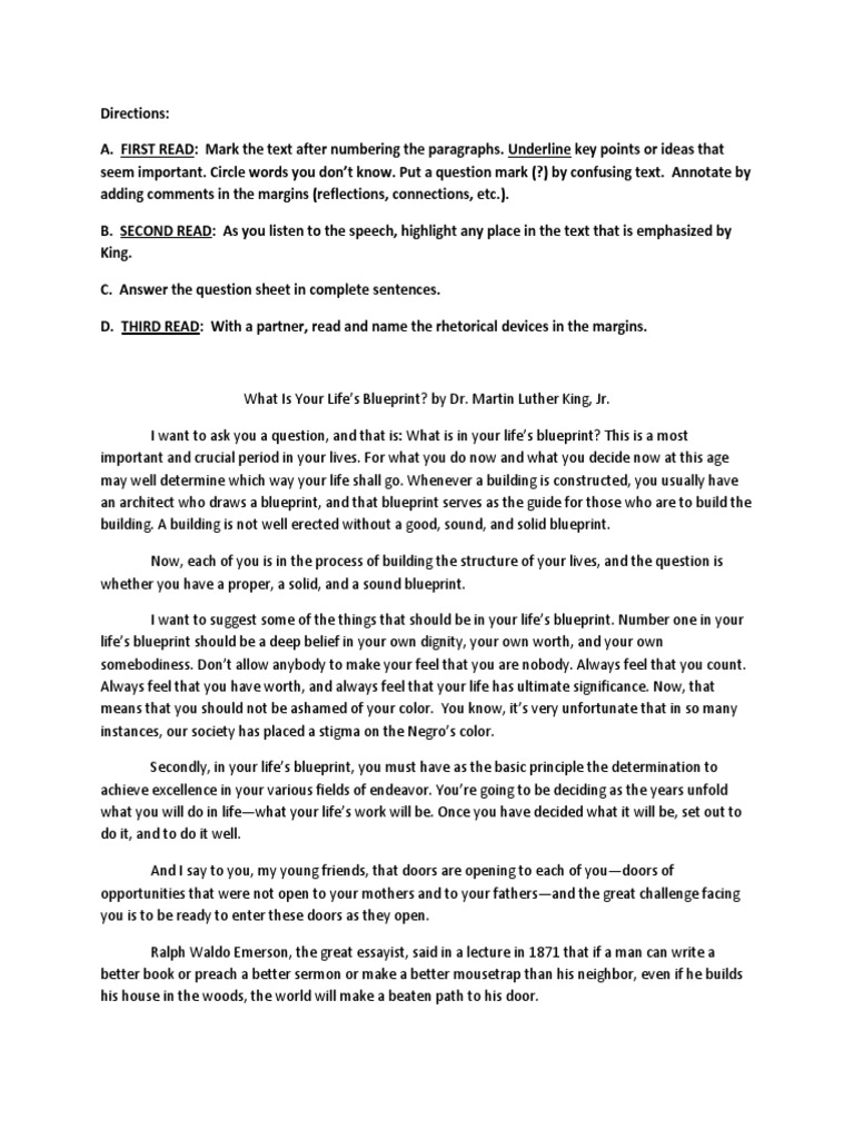 what-is-your-lifes-blueprint-plus-questions2014-pdf-martin-luther-king-jr-religion-and-belief