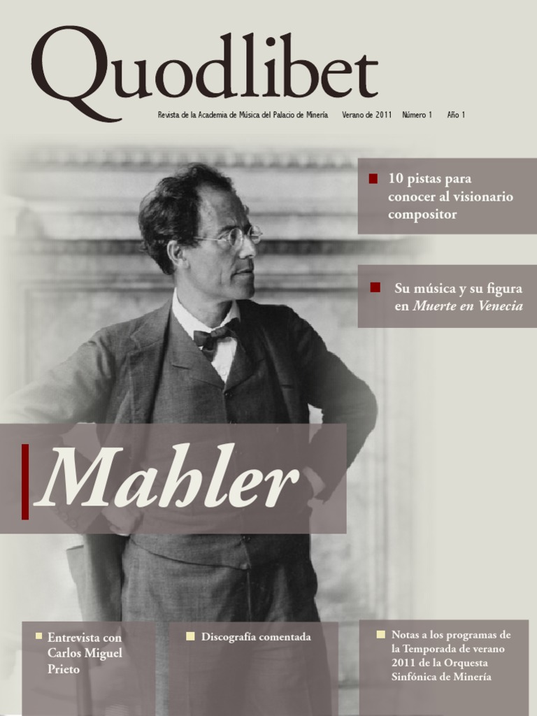 Quodlibet: Revista de Música y Cultura | PDF | Johannes Brahms | Richard  Strauss