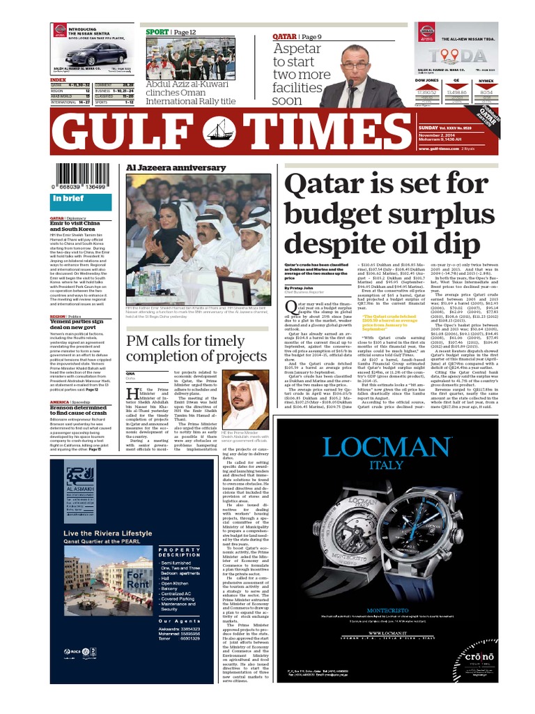 Daily newspaper_2014_11_02_000000 Benjamin Netanyahu Qatar