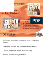 Managerial Economics Business Model For Jute Products
