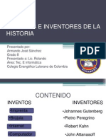 Inventos e Inventores de La Historia