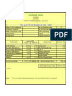 48 - Pay Slip Model