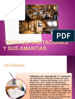 Tipos de Habitaciones y Sus Amenities