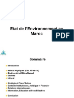 Etat de L'environnement Au Maroc