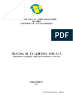 Frauda Si Evaziunea Fiscala PDF