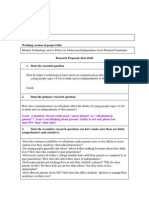 Research Proposal First Draft