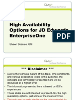 Gsi - High Availability Options For E1