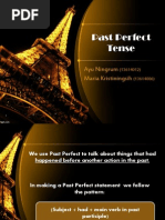 Tense Aspect Aktionsart And Related Areas Perfect Grammar