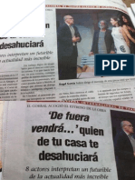 2014-07 de Fuera Vendra, Prensa Del Estreno en El Corral de Comedias de Almagro