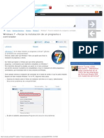 Windows 7 - Forzar La Instalación de Un Programa o Controlador PDF