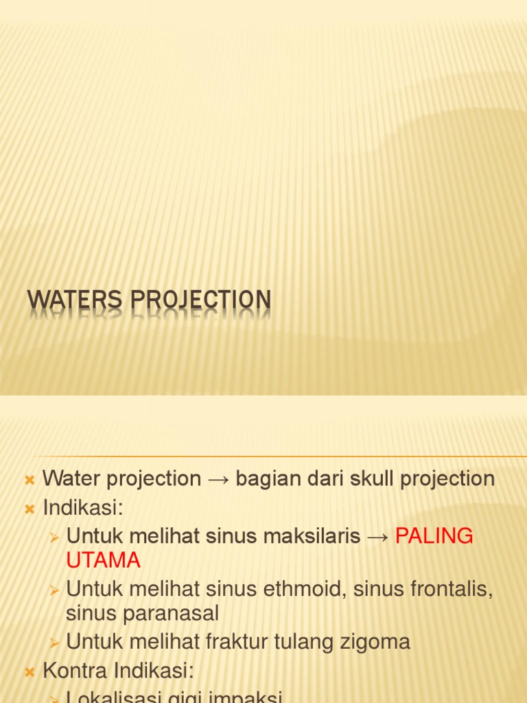 Waters Projection | PDF