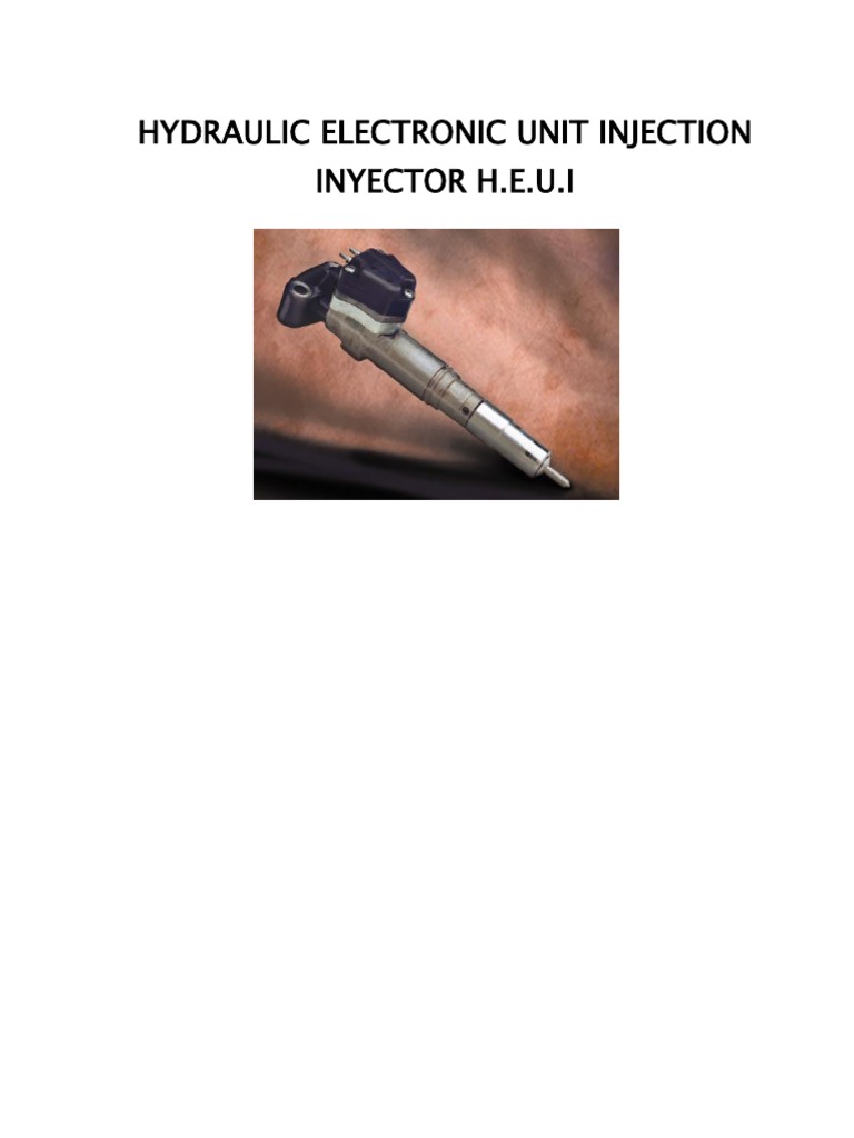 Hydraulic Electronic Unit Injection PDF Motor diesel Bomba