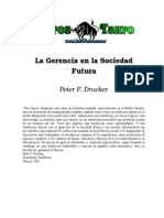 La Gerencia en La Sociedad Futura Peter Drucker