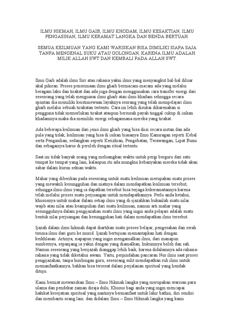 Ilmu Kesaktian Pdf