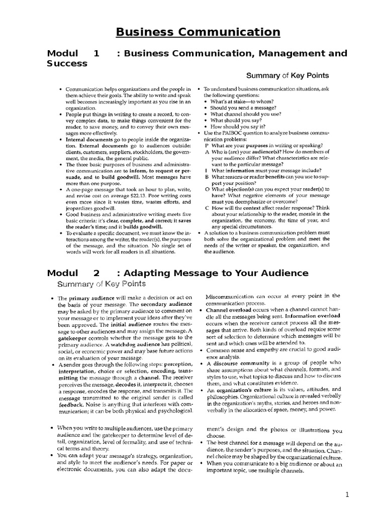 Effective Business Communication Skills | PDF | Business