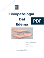 Fisiopatología del edema