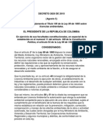 Decreto 2820 de 2010