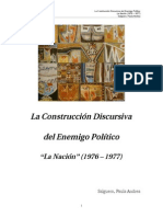 La Construccion Discursiva Del Enemigo Politico La Nacion