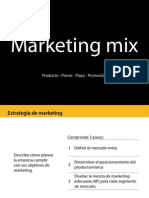 Marketing Mix Producto